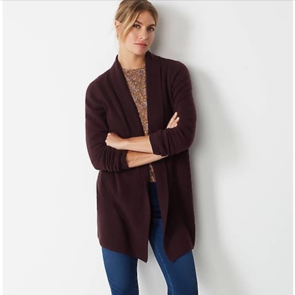 J. Jill Pure Jill Cozy Melange Open Cardigan